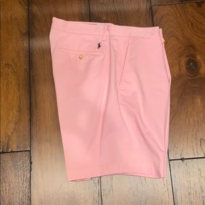 Pink polo Ralph Lauren shorts